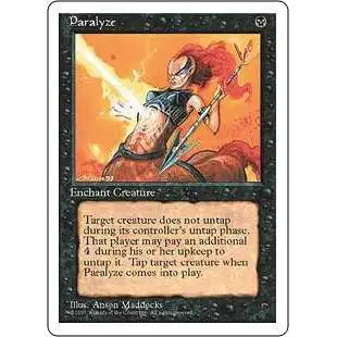 MtG 4th Edition Common Paralyze