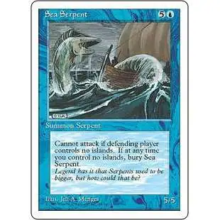 MtG 4th Edition Common Sea Serpent