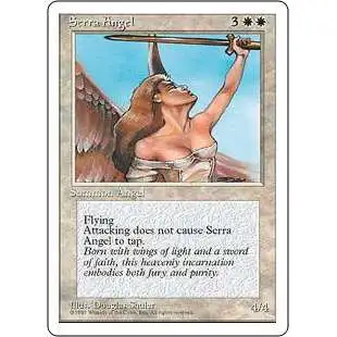 MtG 4th Edition Uncommon Serra Angel [Lightly Played]