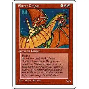 MtG 4th Edition Rare Shivan Dragon