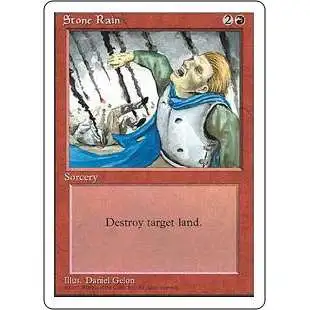 MtG 4th Edition Common Stone Rain