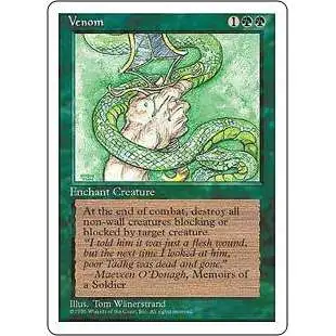 MtG 4th Edition Common Venom