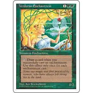 MtG 4th Edition Rare Verduran Enchantress