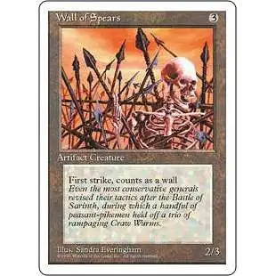 MtG 4th Edition Common Wall of Spears