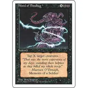 MtG 4th Edition Common Word of Binding