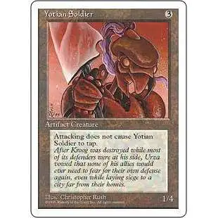 MtG 4th Edition Common Yotian Soldier