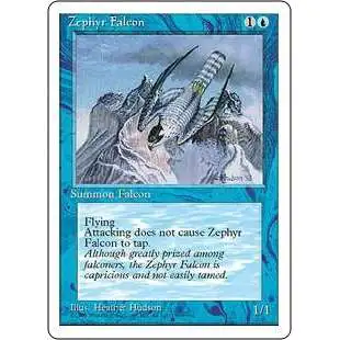 MtG 4th Edition Common Zephyr Falcon
