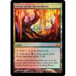 MtG From the Vault: Realms Mythic Rare Grove of the Burnwillows #8