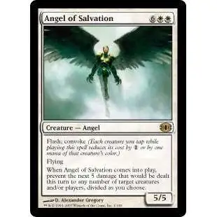 MtG Trading Card Game Future Sight Rare Angel of Salvation #1