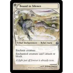 MtG Trading Card Game Future Sight Uncommon Bound in Silence #20