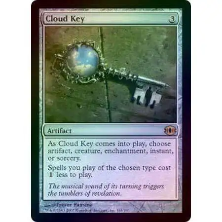 MtG Trading Card Game Future Sight Rare Foil Cloud Key #160