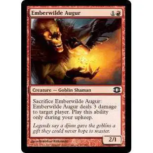 MtG Trading Card Game Future Sight Common Emberwilde Augur #97