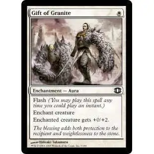 MtG Trading Card Game Future Sight Common Gift of Granite #7