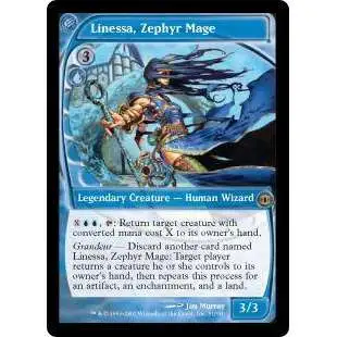 MtG Trading Card Game Future Sight Rare Linessa, Zephyr Mage #51