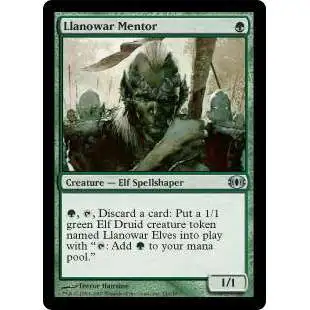 MtG Trading Card Game Future Sight Uncommon Llanowar Mentor #131