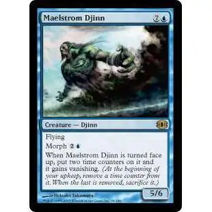 MtG Trading Card Game Future Sight Rare Maelstrom Djinn #39