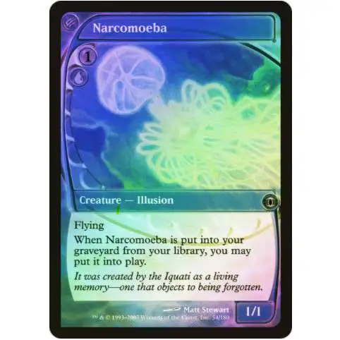 MtG Trading Card Game Future Sight Uncommon Foil Narcomoeba #54