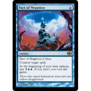 MtG Trading Card Game Future Sight Rare Pact of Negation #42