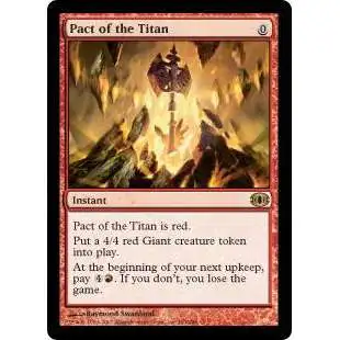 MtG Trading Card Game Future Sight Rare Pact of the Titan #103