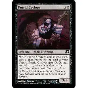 MtG Trading Card Game Future Sight Common Putrid Cyclops #75