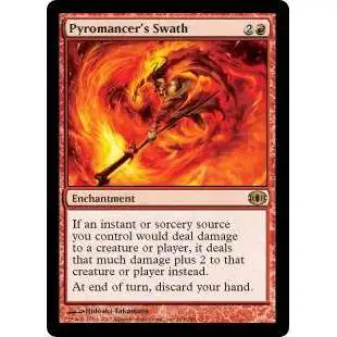 MtG Trading Card Game Future Sight Rare Pyromancer's Swath #104