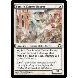 MtG Trading Card Game Future Sight Common Samite Censer-Bearer #15