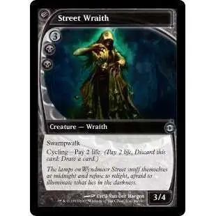 MtG Trading Card Game Future Sight Uncommon Street Wraith #90