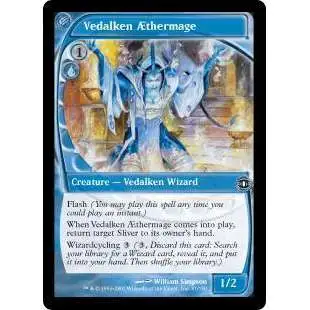 MtG Trading Card Game Future Sight Common Vedalken AEthermage #61