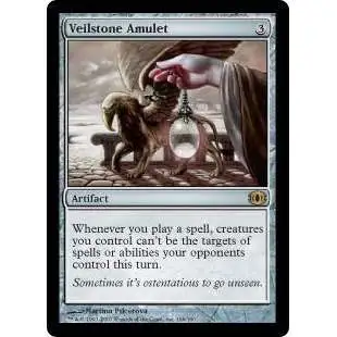 MtG Trading Card Game Future Sight Rare FOIL Veilstone Amulet #166