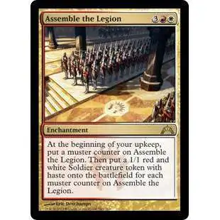 MtG Trading Card Game Gatecrash Rare Assemble the Legion #142