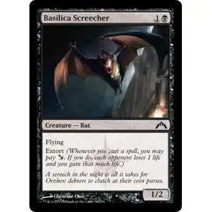 MtG Trading Card Game Gatecrash Common Basilica Screecher #58