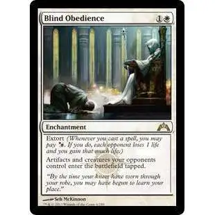 MtG Trading Card Game Gatecrash Rare Blind Obedience #6