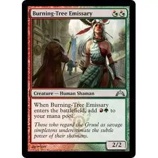MtG Trading Card Game Gatecrash Uncommon Burning-Tree Emissary #216