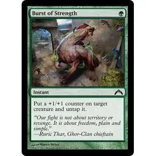 MtG Trading Card Game Gatecrash Common Burst of Strength #115