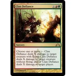 MtG Trading Card Game Gatecrash Rare Foil Clan Defiance #151