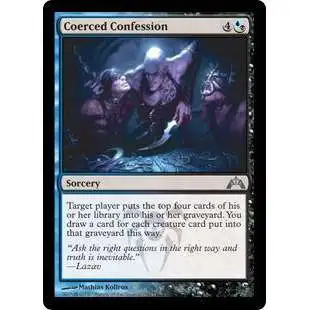 MtG Trading Card Game Gatecrash Uncommon Coerced Confession #217