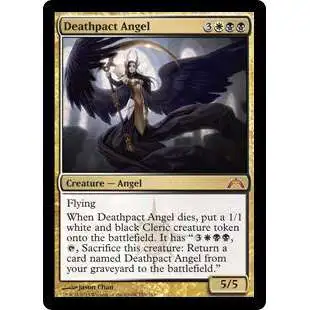 MtG Trading Card Game Gatecrash Mythic Rare Deathpact Angel #153