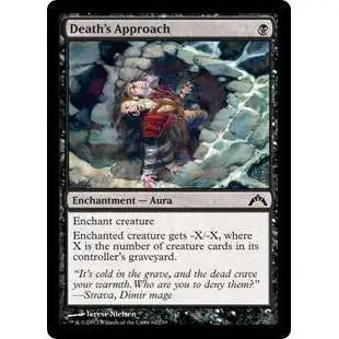 MtG Trading Card Game Gatecrash Common Death's Approach #62