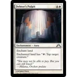 MtG Trading Card Game Gatecrash Uncommon Debtor's Pulpit #10