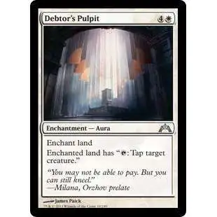 MtG Trading Card Game Gatecrash Uncommon Foil Debtor's Pulpit #10