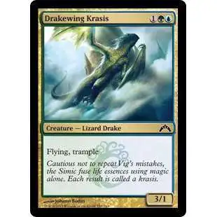 MtG Trading Card Game Gatecrash Common Drakewing Krasis #157