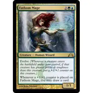 MtG Trading Card Game Gatecrash Rare Fathom Mage #162