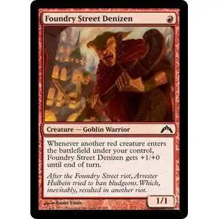 MtG Trading Card Game Gatecrash Common Foil Foundry Street Denizen #92