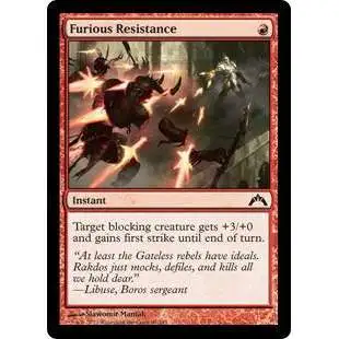 MtG Trading Card Game Gatecrash Common Furious Resistance #93