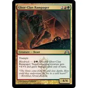 MtG Trading Card Game Gatecrash Uncommon Ghor-Clan Rampager #167