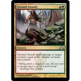 MtG Trading Card Game Gatecrash Uncommon Ground Assault #168