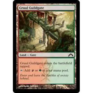 MtG Trading Card Game Gatecrash Common Gruul Guildgate #243