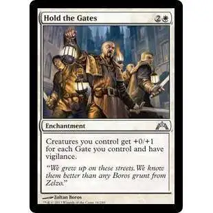 MtG Trading Card Game Gatecrash Uncommon Hold the Gates #16