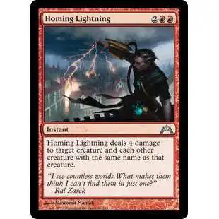 MtG Trading Card Game Gatecrash Uncommon Homing Lightning #96