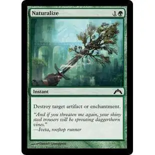 MtG Trading Card Game Gatecrash Common Foil Naturalize #127